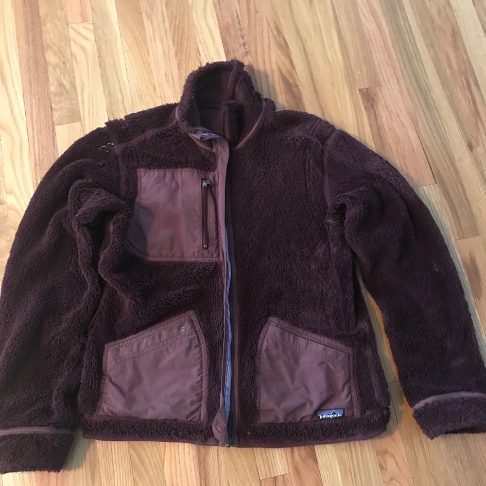 Winter fuzzy coat reversible